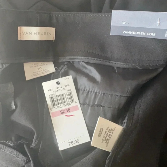 NWT Van Heusen Black Pants - Picture 7 of 9